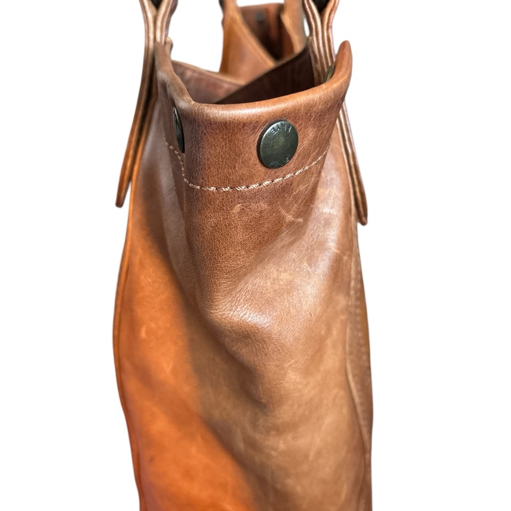 Frye Distressed Melissa Shoulder Bag, Cognac, Gently Used, Non Smoking Home - Picture 4 of 7